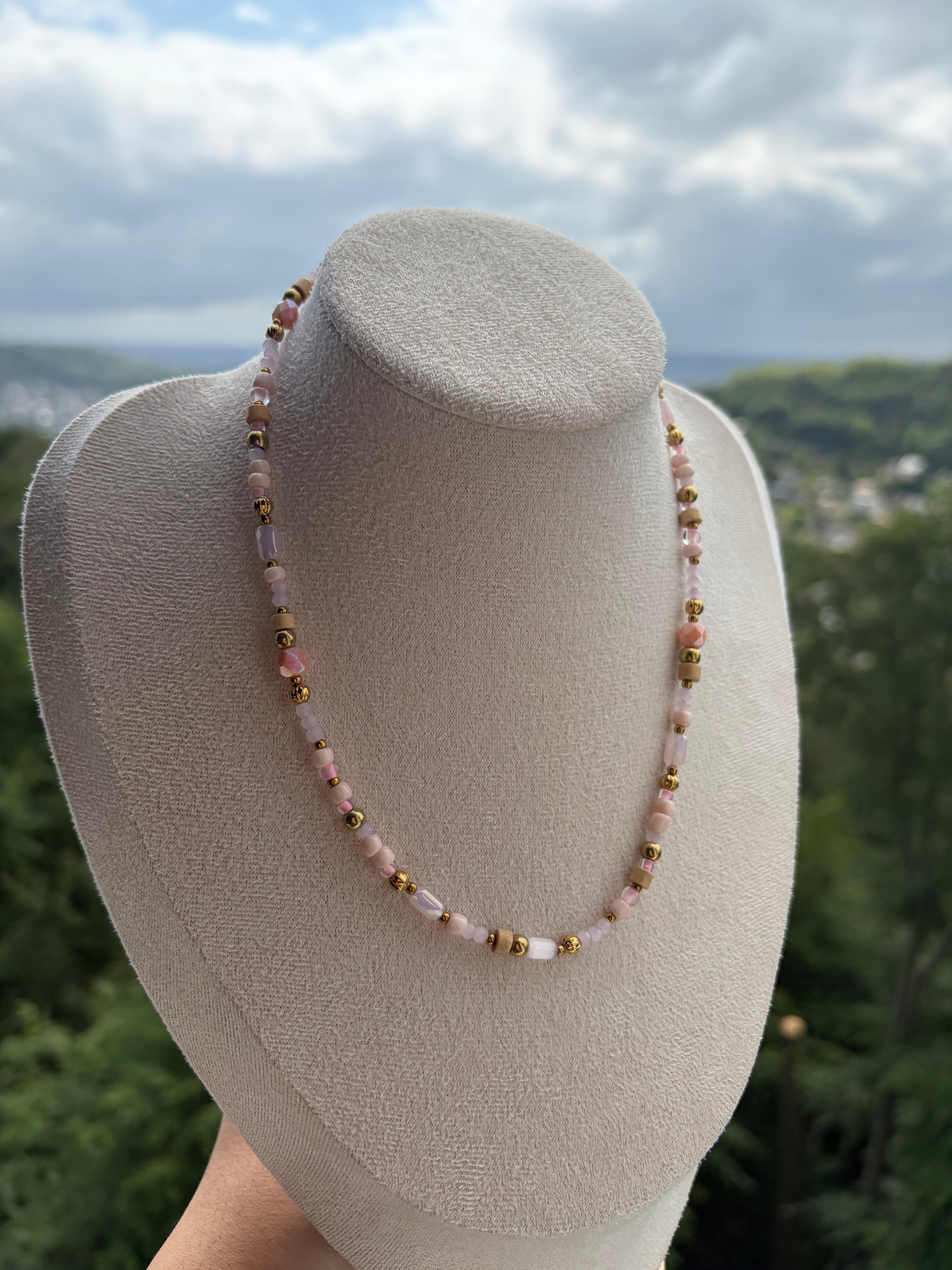 COLLIER PERLA ROSE