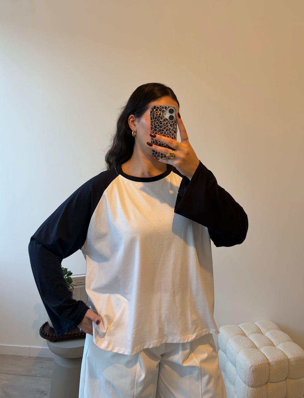 T-SHIRT RAGLAN MARINE