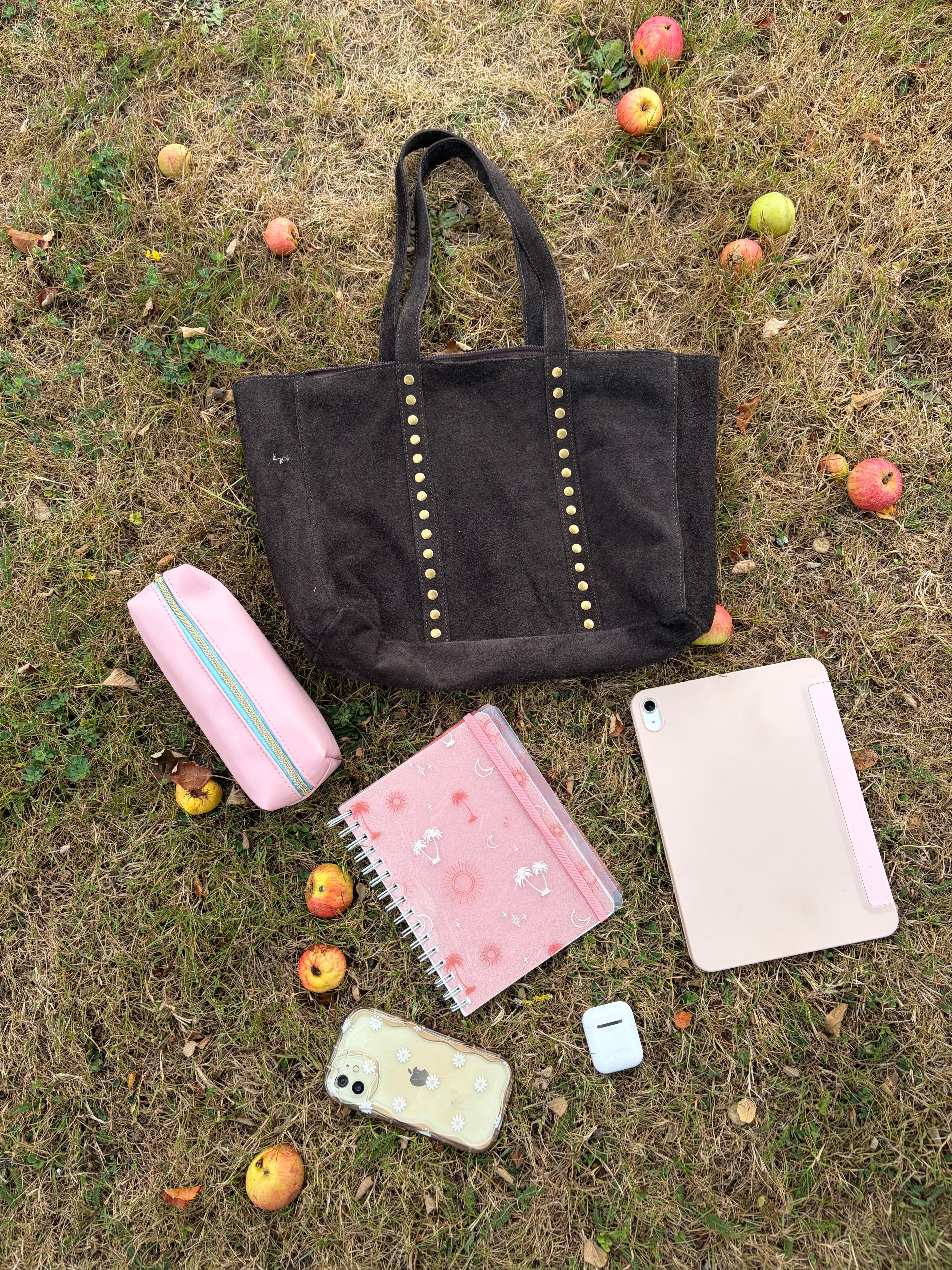 SAC NOVA TAUPE 100% CUIR