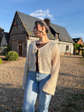 GILET TANIA BEIGE