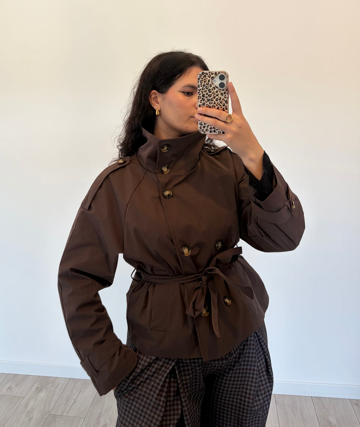 TRENCH PEDRO MARRON