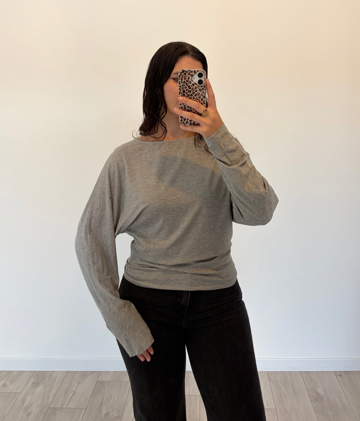TEE SHIRT BELO GRIS