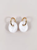 BOUCLES OPALE BLANC